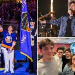 Finalista do 'American Idol' de LI que usou música para vencer a gagueira recebe as boas-vindas de herói em casa