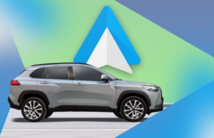 O próximo recurso do Android Auto quer transformar seu carro em um escritório Logotipo do Android Auto flanqueado por ícones de polegar para cima e polegar para baixo.