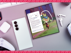 Firmware vazado revela uma proporção de aspecto 4:3 para Z Fold 8 Wide Uma pessoa abrindo o Samsung Galaxy Z Fold 7