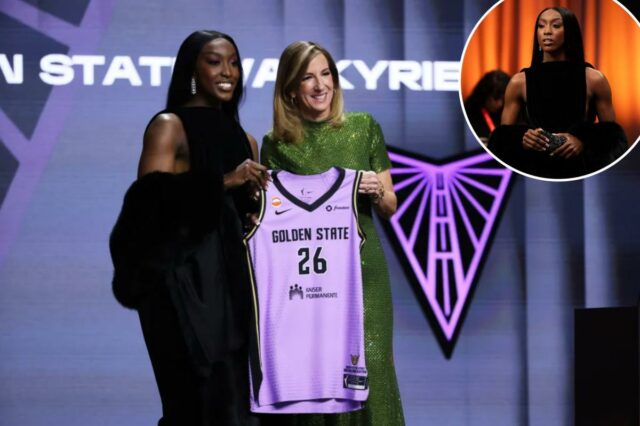 Flau'Jae Johnson troca choques no Draft da WNBA enquanto Valkyries Flau'Jae Johnson troca choques no Draft da WNBA enquanto Valkyries GM oferece uma explicação estranha