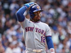 Francisco Lindor, do Mets, sai lesionado após Juan Soto retornar à escalação New York Mets star Francisco Lindor against Chicago Cubs