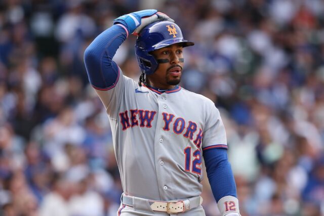 New York Mets star Francisco Lindor against Chicago Cubs