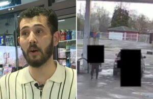 Funcionário de posto de gasolina de Michigan salva menina de 16 anos sequestrada por estranho depois que ela murmurou ‘ajuda’ Abdulrahman Abohatem, funcionário de um posto de gasolina, falando para a câmera.