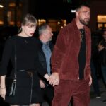 Chiefs tight end Travis Kelce and pop star Taylor Swift