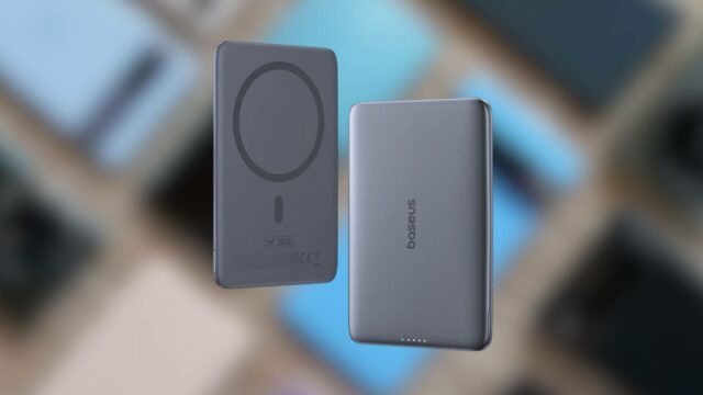 Ganhe este banco de energia magnético ultrafino por apenas US Pessoa segurando Baseus Picogo Power Bank