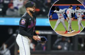 Gêmeos e Charlotte FC trollam o Mets quando uma sequência embaraçosa de derrotas chega a 12 O arremessador substituto do New York Mets, Devin Williams (38), reage após correr.