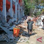 Gempa M 7.6 de Sulut, Tempat Ibadah hingga Gedung Olahraga Hancur