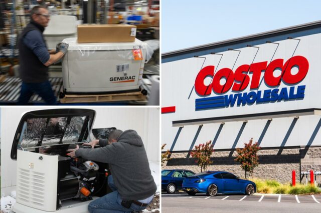 Generac fazendo recall de geradores portáteis Costco devido a potencial incêndio e risco de queimadura
