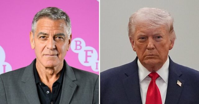 George Clooney critica Donald Trump por zombar de sua atuação GettyImages-2247822818 George Clooney critica Donald Trump por zombar de sua atuação