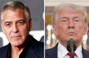 George Clooney critica a Casa Branca por ‘xingamentos infantis’ depois que a administração Trump chama sua ‘atuação terrível’ de ‘crime de guerra’ George Clooney critica a Casa Branca por 'xingamentos infantis' depois que a administração Trump chama sua 'atuação terrível' de 'crime de guerra'