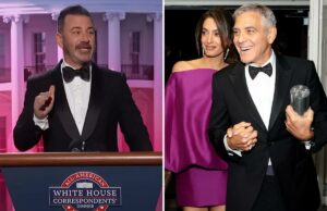 George Clooney criticou depois de defender a piada de Jimmy Kimmel sobre a ‘futura viúva’ Melania Trump George Clooney criticou depois de defender a piada de Jimmy Kimmel sobre a 'futura viúva' Melania Trump