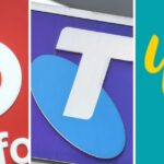 O logotipo da Telstra.