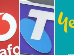 Gigantes australianos de telecomunicações atingem clientes com novos aumentos de preços O logotipo da Telstra.