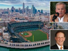 Gigantes vendem participação no segundo acordo de propriedade recente Um homem com cabelo curto e escuro e camisa de colarinho verde escuro gesticula com as mãos enquanto está sentado em uma cadeira branca.