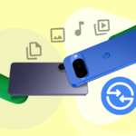 MacBook Pro de 14 polegadas em uma mesa de madeira