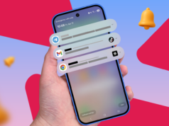 Google e Samsung estão melhorando o recurso mais útil do Android Mascote Android com uma lupa ao lado de um smartphone Samsung.