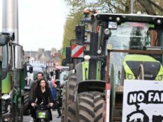 Governo irlandês de esquerda não enfrenta voto de confiança em meio a protestos de agricultores contra o imposto sobre combustíveis Governo irlandês de esquerda não enfrenta voto de confiança em meio a protestos de agricultores contra o imposto sobre combustíveis