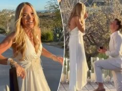 Gracie Hunt compartilha vídeo emocionante de proposta após noivado com filho do ex-quarterback do Chiefs Gracie Hunt e Derek Green anunciaram seu noivado em uma postagem conjunta no Instagram no sábado, 4 de abril de 2026.