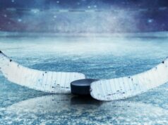 Guia de streaming dos playoffs da NHL Stanley Cup: como assistir a todas as partidas de hóquei nos playoffs de 2026 Logotipo do Sling com fonte azul