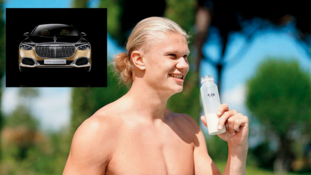 Haaland adiciona o ultra-raro Mercedes-Maybach Virgil Abloh à coleção de supercarros
