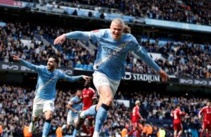 Haaland faz três gols na vitória do Man City sobre o Liverpool e chega às semifinais da Copa da Inglaterra Haaland faz três gols na vitória do Man City sobre o Liverpool e chega às semifinais da Copa da Inglaterra