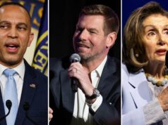 Hakeem Jeffries, Nancy Pelosi e outros pedem que Eric Swalwell encerre a candidatura a governador após alegações bombásticas de agressão sexual Hakeem Jeffries, Nancy Pelosi e outros pedem que Eric Swalwell encerre a candidatura a governador após alegações bombásticas de agressão sexual