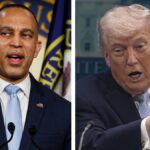 O presidente Donald Trump faz uma pausa ao terminar de falar sobre a guerra do Irã no Cross Hall da Casa Branca na quarta-feira, 1º de abril de 2026, em Washington