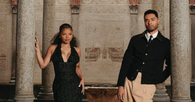 Halle Bailey e Regé-Jean Page têm um romance italiano.