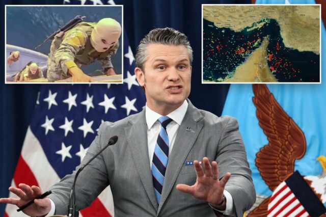 Hegseth alerta que a instalação de minas no Irã viola o cessar-fogo e não negará relatos de que pode levar seis meses para limpar o Estreito de Ormuz
