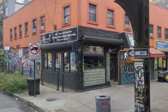 Vista de canto do bar do Marco, onde ocorreu um esfaqueamento fatal.