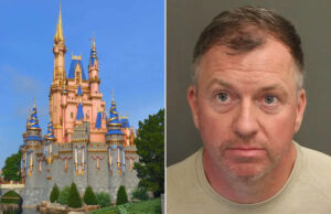 Homem do Reino Unido é preso na Disney World depois de supostamente ‘empurrar’ uma adolescente que ele acusou de cortar linha A entrada para Tiana's Bayou Adventure no parque Magic Kingdom da Disney WorldCrédito: Olga Thompson/DISNEY/HANDOUT