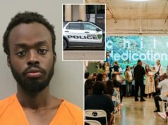 Homem do Texas com arma carregada, 100 tiros abordados pela segurança na igreja de Houston: polícia Homem do Texas com arma carregada, 100 tiros abordados pela segurança na igreja de Houston: polícia