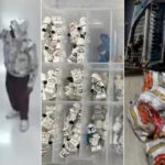 A pasta seca Jarrelle Augustine supostamente substituiu os Legos porCrédito: Departamento de Polícia de Irvine