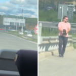 Homem vê cachorrinho na estrada e chora pelo que acontece a seguir – ‘Ele veio correndo’