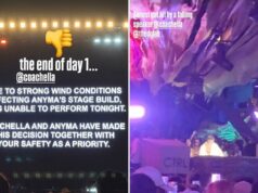 Horror no Coachella enquanto uma luz enorme atinge os fãs no meio do show: ‘Sangue por toda parte’ Horror no Coachella enquanto uma luz enorme atinge os fãs no meio do show: 'Sangue por toda parte'