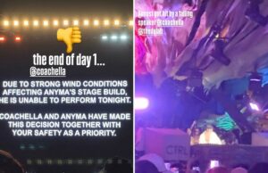 Horror no Coachella enquanto uma luz enorme atinge os fãs no meio do show: ‘Sangue por toda parte’ Horror no Coachella enquanto uma luz enorme atinge os fãs no meio do show: 'Sangue por toda parte'