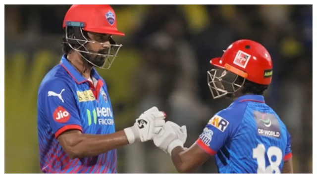 IPL 2026: DC lutando em 91/4 após 10 saldos, perseguindo 213 do CSK
