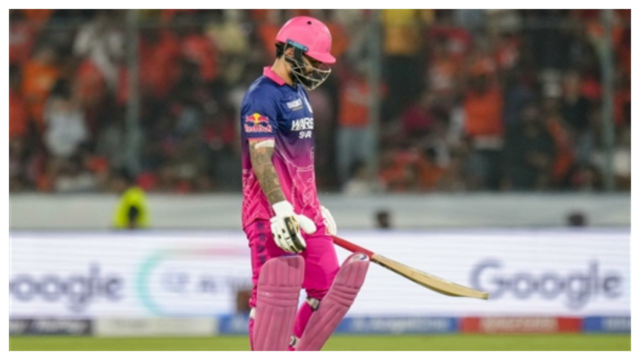 IPL 2026: `É apenas um pontinho` Riyan Parag reage após a derrota de RR contra SRH
