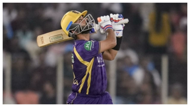 IPL 2026: KKR lutando em 80/3 após 10 saldos contra GT
