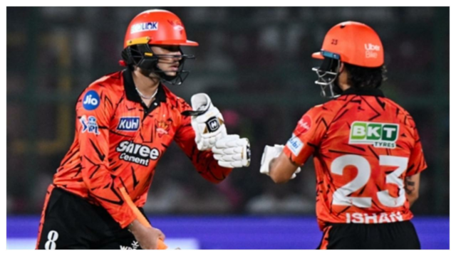 IPL 2026: Os Sunrisers Hyderabad venceram Rajasthan Royals por 5 postigos
