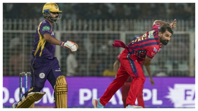 IPL 2026: Os lançadores LSG restringem KKR a 56/1 no IPL 2026: Os lançadores LSG restringem KKR a 56/1 no final do powerplay