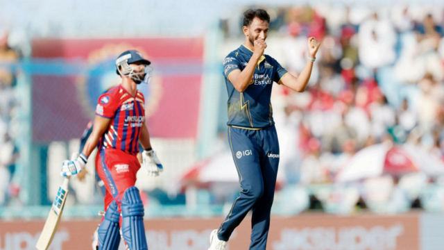 IPL 2026: Prasidh Krishna dos Titãs de Gujarat vence a quarta etapa!

