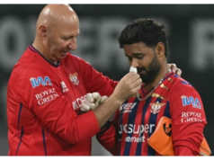 IPL 2026: Procure um pato enquanto LSG luta em 31/3 após powerplay contra RR IPL 2026: Procure um pato enquanto LSG luta em 31/3 após powerplay contra RR