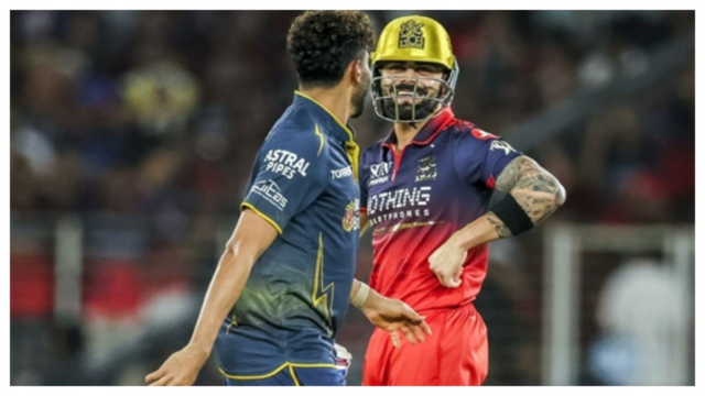 IPL 2026: RCB perde postigos em grupos, eliminado por 155 contra GT
