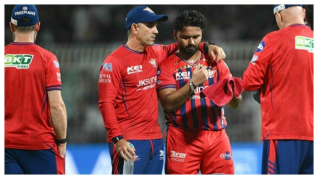 IPL 2026: Rishabh Pant sai mais cedo quando LSG marca 85/3 em 10 saldos contra KKR
