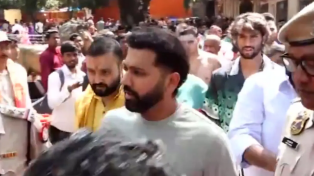 IPL 2026: Rohit Sharma e Tilak Varma visitam o Templo Kamakhya antes do confronto RR
