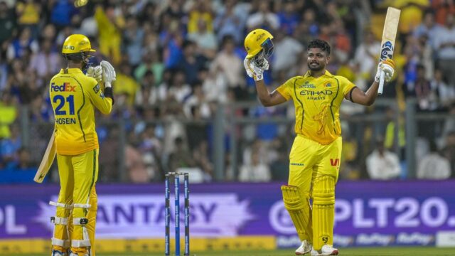 IPL 2026: Sanju Samson e Akeal Hosein trazem a tempestade amarela para Mumbai enquanto o CSK destrói MI
