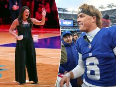 Ilona Maher não reconheceu Jaxson Dart na festa do Super Bowl – não foi bem Ilona Maher na quadra no intervalo do jogo feminino do Campeonato Nacional do Torneio da NCAA de 2026.