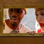 O primeiro look de I'm A Celeb All Stars ofereceu um vislumbre do momento em que algumas estrelas provavelmente se arrependeram de sua decisão de retornar ao realizar seus primeiros testes (Mo Farah e Ashley Roberts na foto)