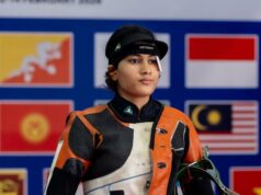 Índia no topo com Prachi ganhando ouro no rifle 50m feminino 3 posições na Copa do Mundo Júnior da ISSF lightbox-info